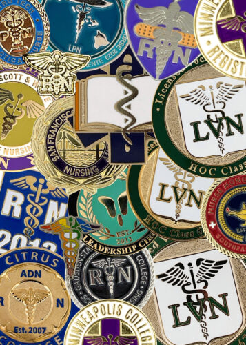 Past Nurse Pins - Collage of Nurse Pins We've Done Past Nurse Pins - Collage of Nurse Pins We've Done