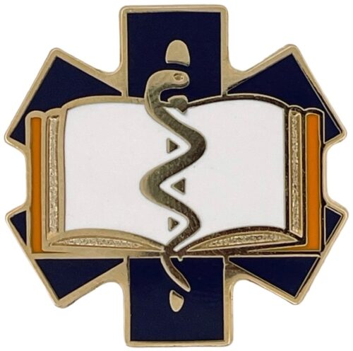 Request a Design - Custom Nurse Pins Snake on a Book